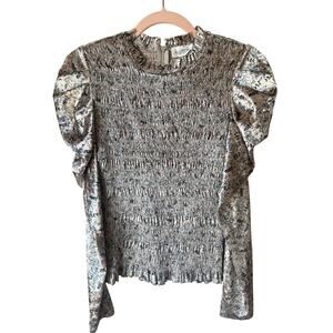 Allison New York Floral Velvet Skirt Set NWOT Size XS